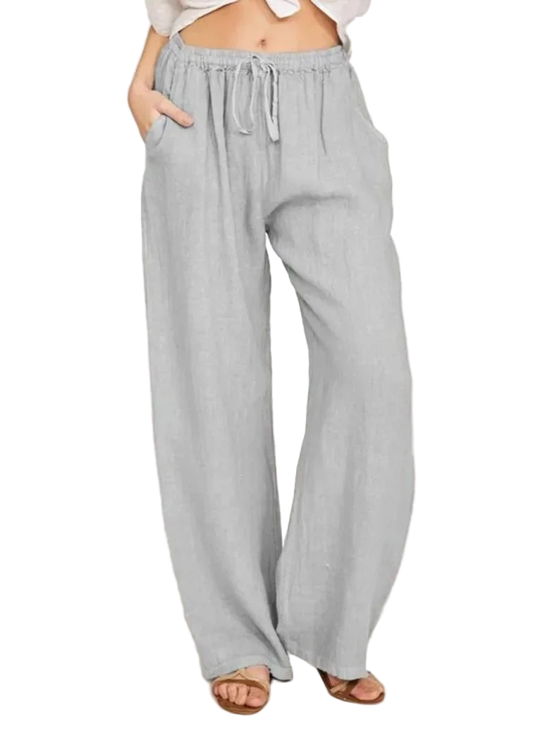 Women's Casual Loose Elastic Waist Trouser