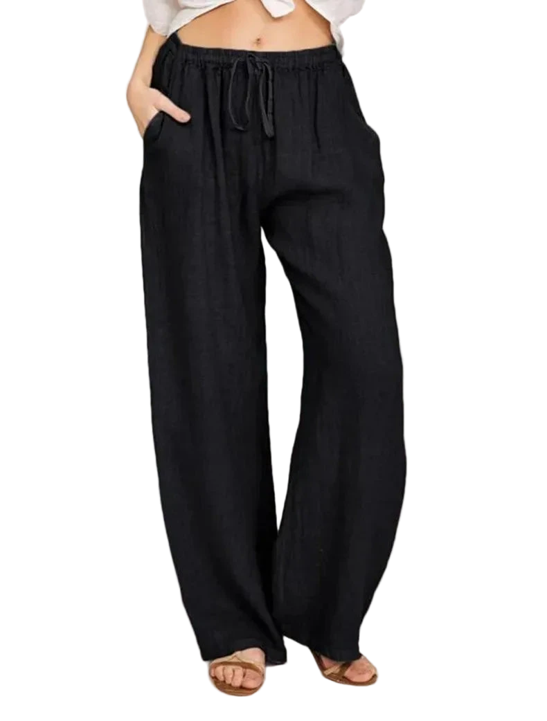 Women's Casual Loose Elastic Waist Trouser