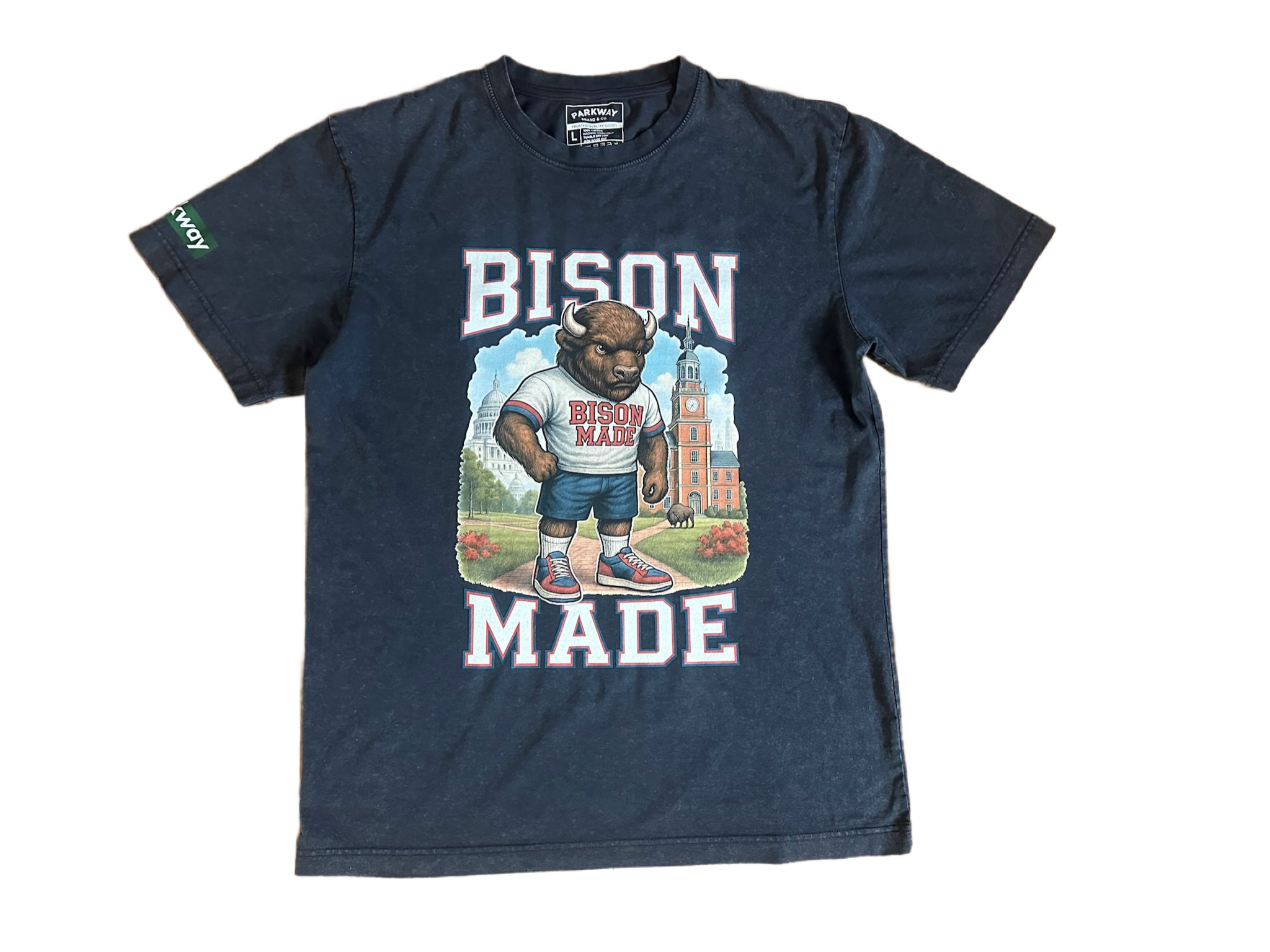 Bison Made Limited Acid Wash Tee