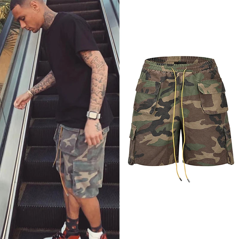 Men's Vintage Camouflage Cargo Shorts