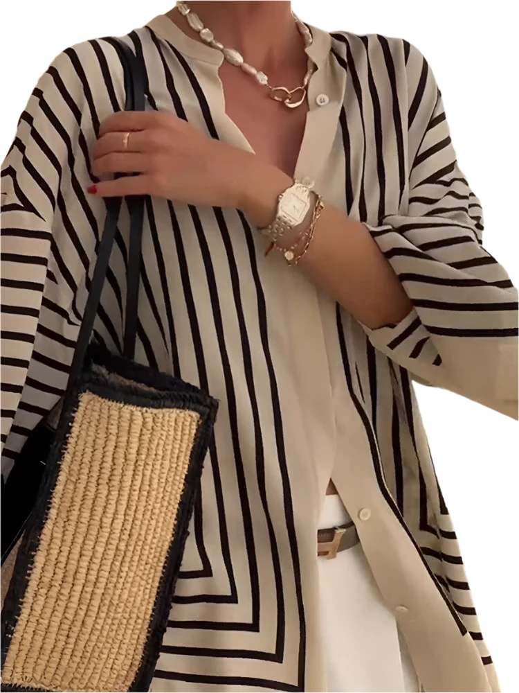 Women's Loose Long Flare Sleeve Shirt