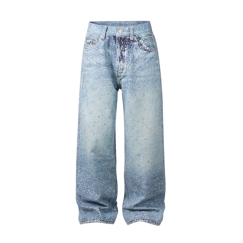 Men's Ropa Hombre Streetwear Solid Casual Denim Trousers