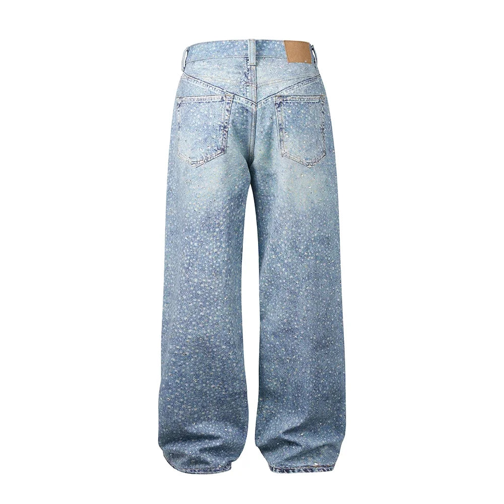 Men's Ropa Hombre Streetwear Solid Casual Denim Trousers