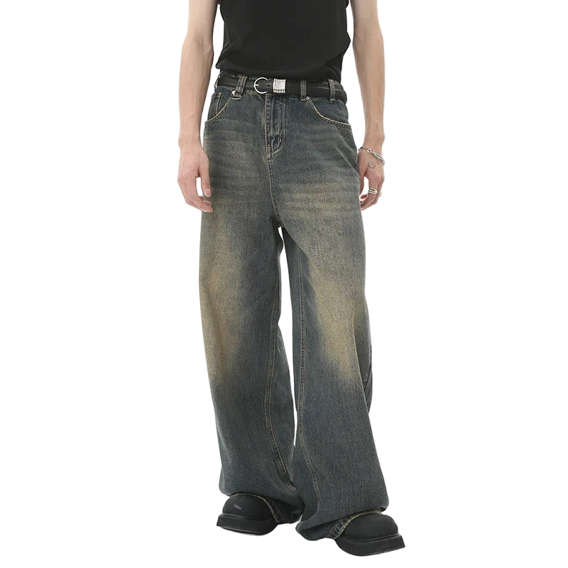 Men's Denim Old Blue Washed Jeans
