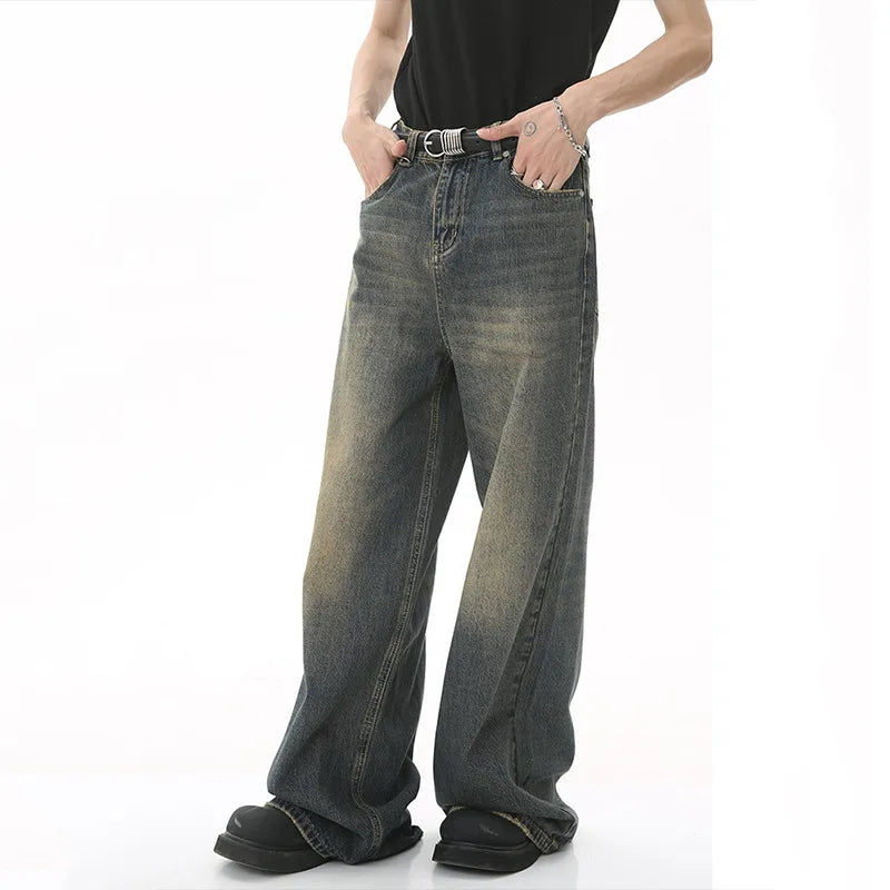 Men's Denim Old Blue Washed Jeans