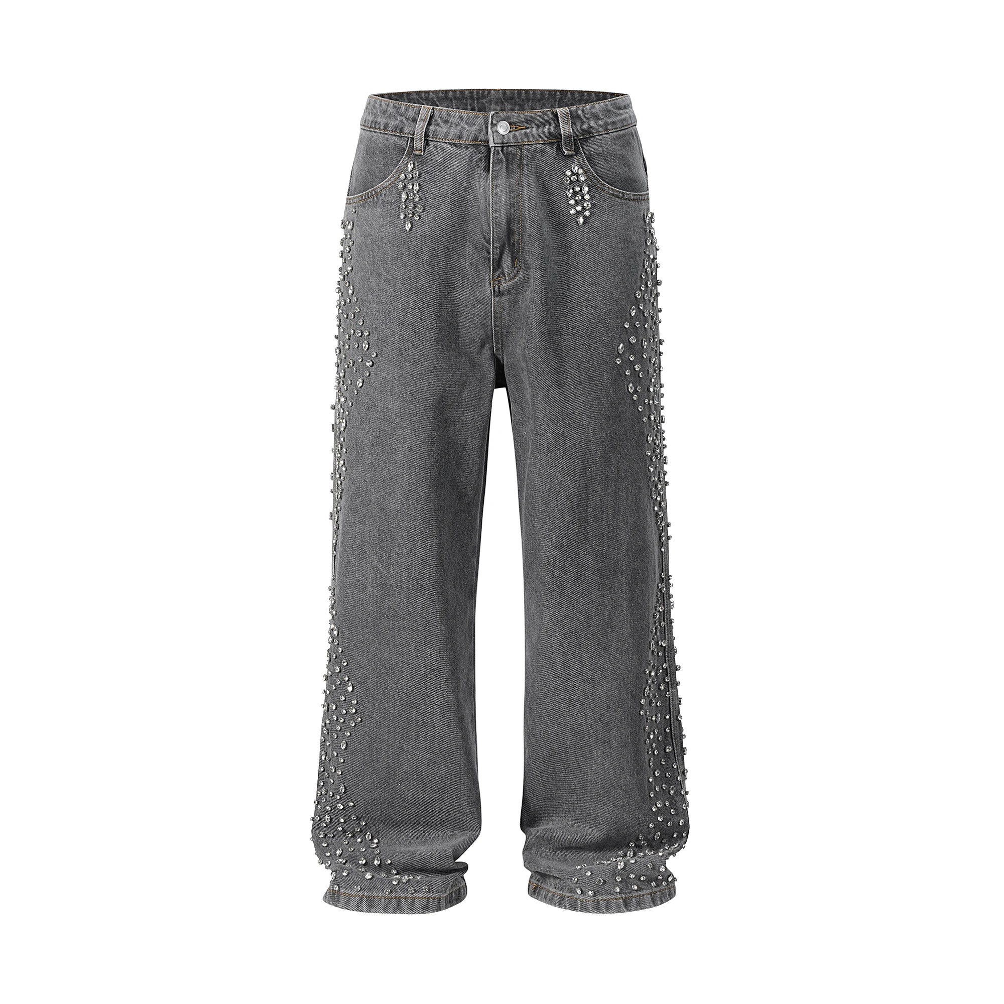Men's Ropa Hombre Streetwear Solid Casual Denim Trousers