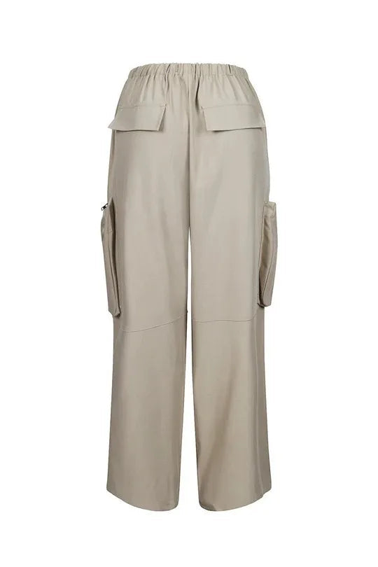 Women’s Drawstring Cargo Trousers