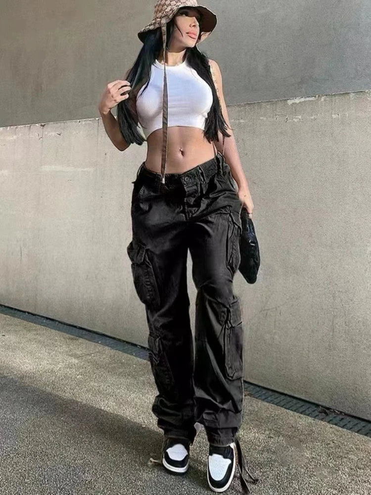 Women's Workwear Cargo Casual Pants