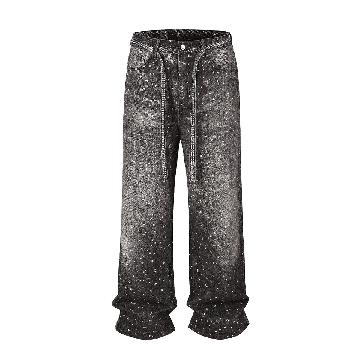 Men's Ropa Hombre Streetwear Solid Casual Denim Trousers