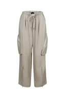 Women’s Drawstring Cargo Trousers