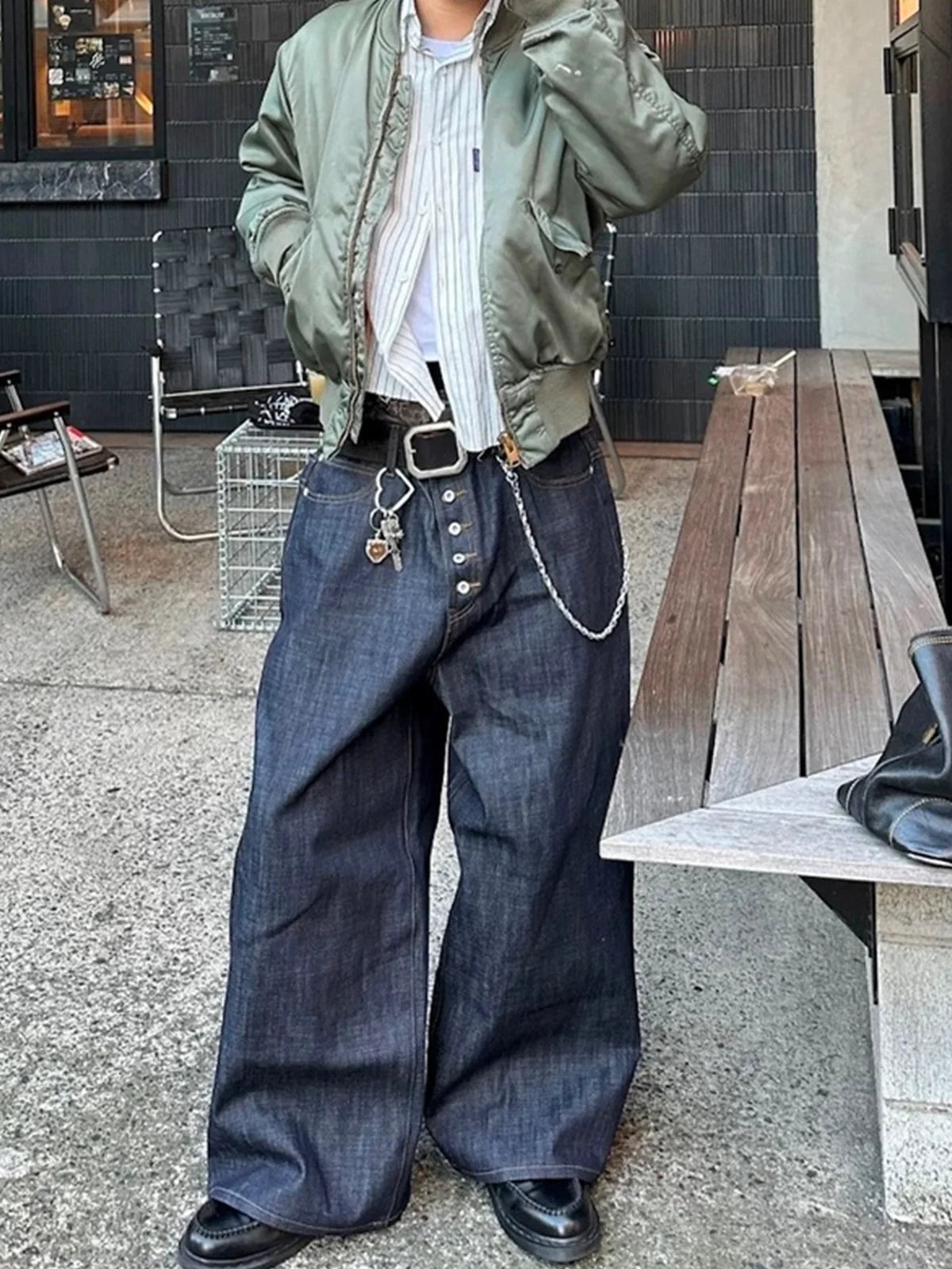 Men's Vintage Casual Denim Pants