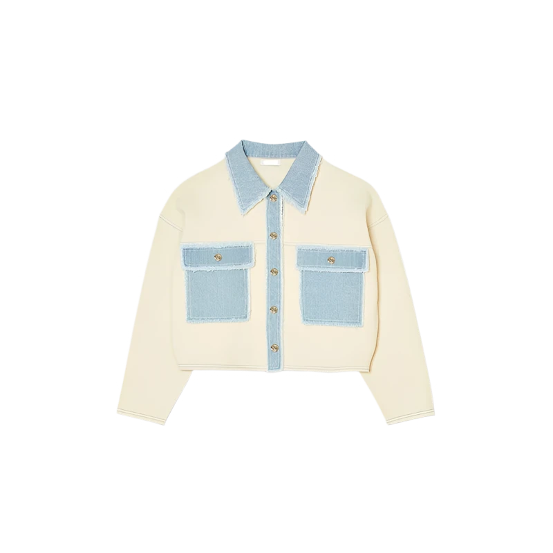 Women's Parkway Denim Patchwork Shirt