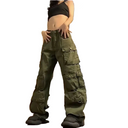 Women’s Wide Leg Streetware Casual Cargo Pants