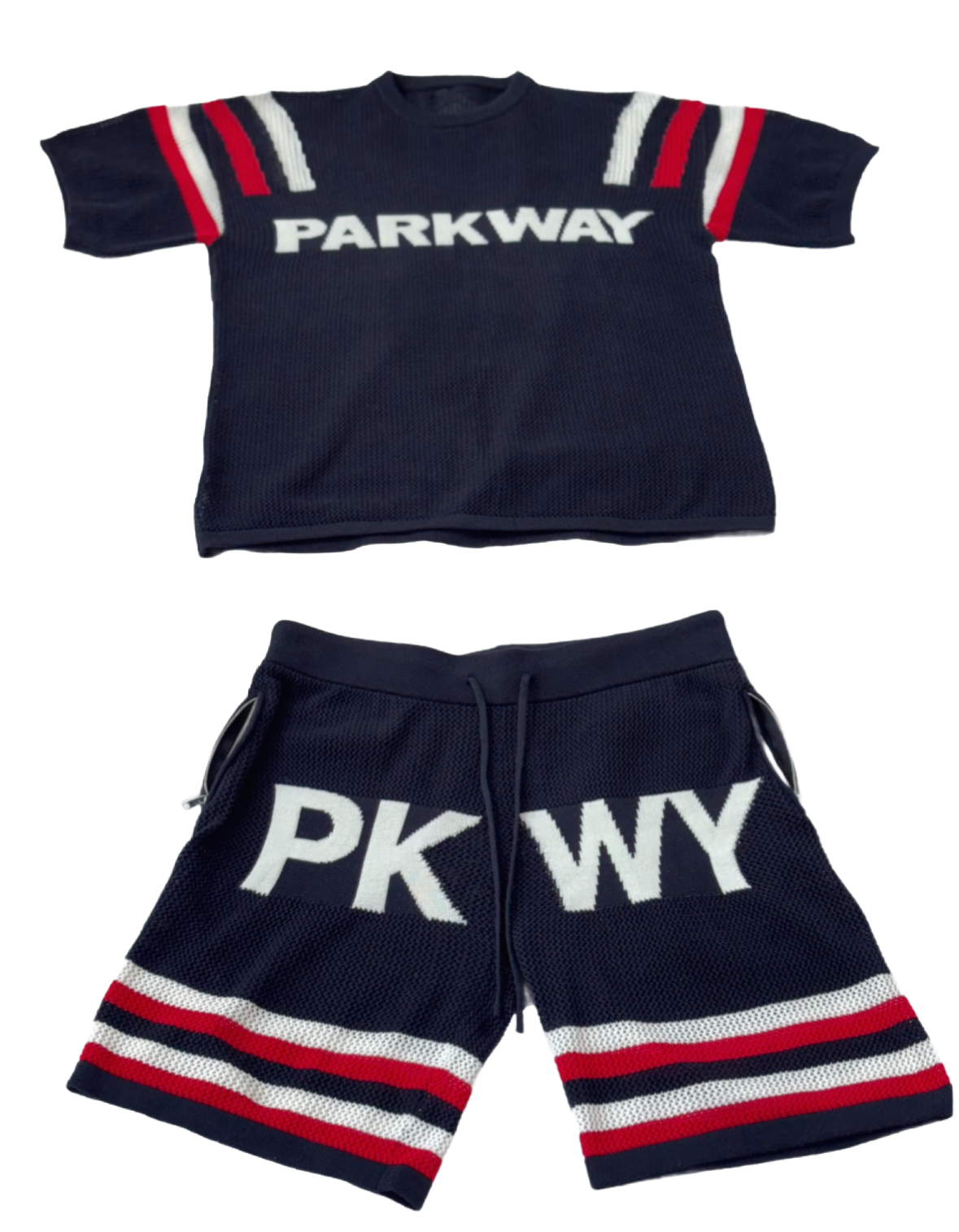 Parkway Nautique Knit Jersey (Navy/Red/White)