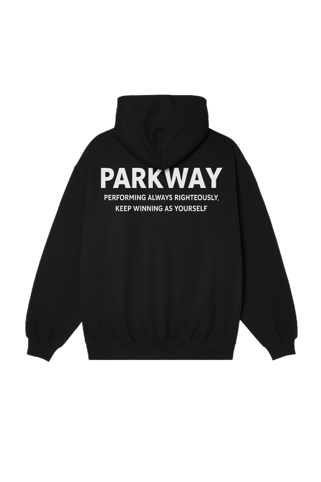PKWY Minimalist Black Hoodie