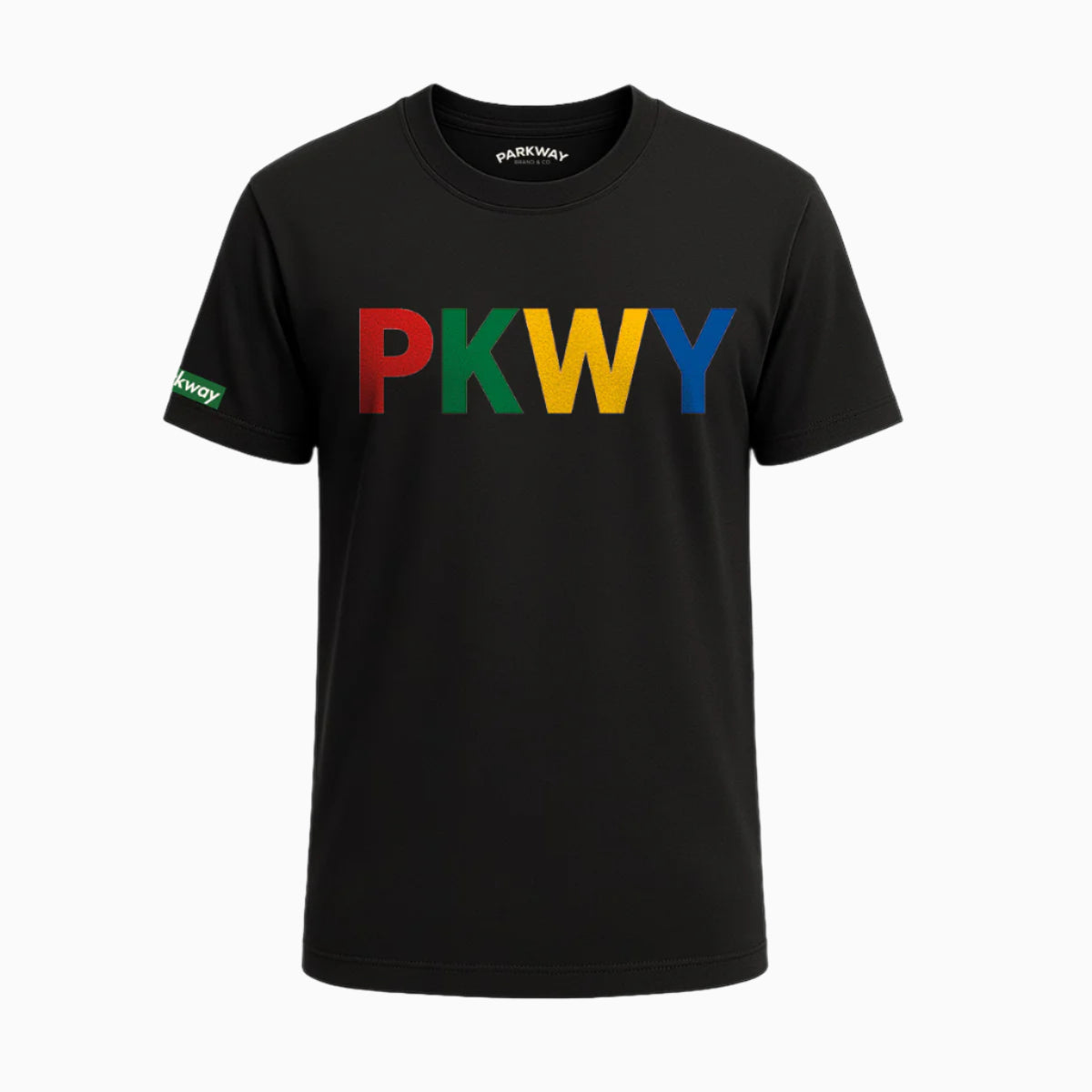 PKWY Multi-Color Logo Tee (Black)