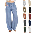 Women's Casual Loose Elastic Waist Trouser