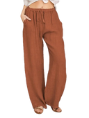 Women's Casual Loose Elastic Waist Trouser