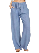 Women's Casual Loose Elastic Waist Trouser