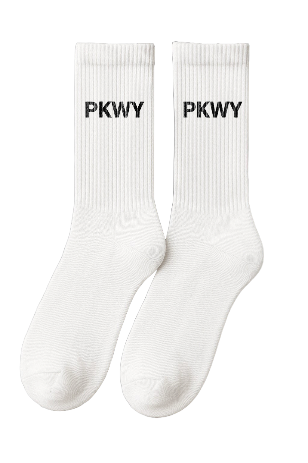 PKWY Everyday Socks (White/Black)