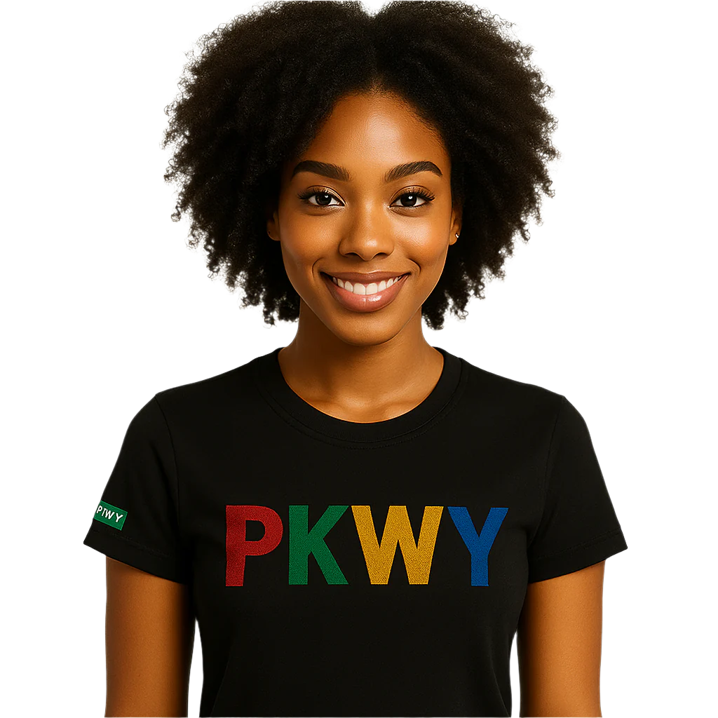 PKWY Multi-Color Logo Tee (Black)