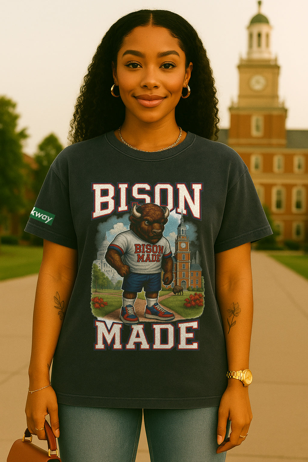 Bison Made Limited Acid Wash Tee