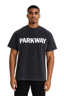 PARKWAY Classic Oversized Acid Wash Tee (Unisex)