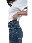 Women's High Waist Straight Baggy Wide Leg Jeans
