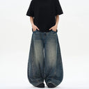 Men's Oversized Wide Leg Denim Pants