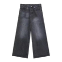 Men's Baggy Wide Leg Stone Washed Jeans