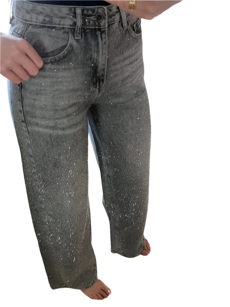 Women's Sparkling Denim Jeans Pant