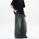 Men's Oversized Wide Leg Denim Pants