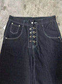 High Waist Baggy Premium Denim
