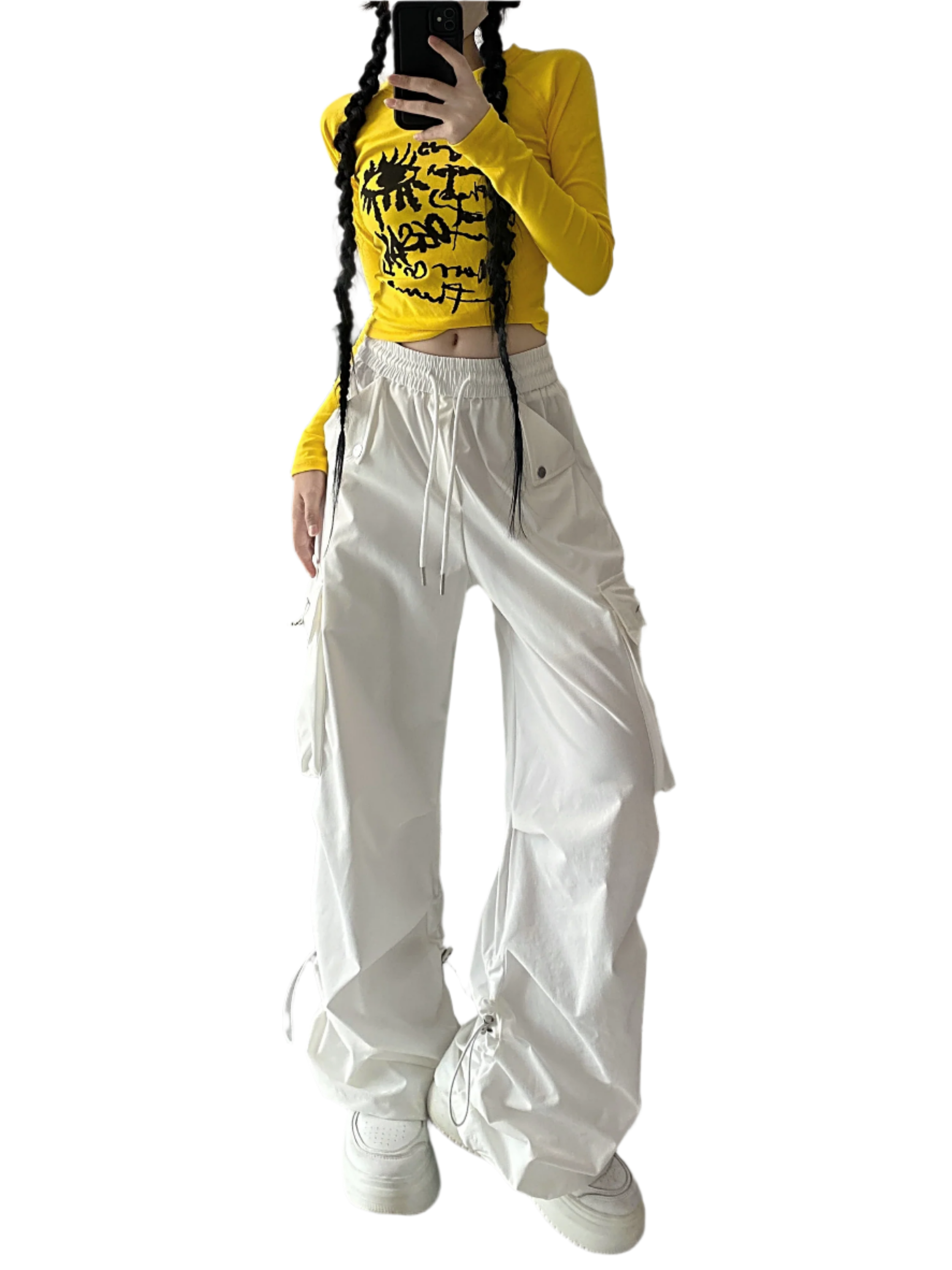 Women's Large Pocket Cargo Pants