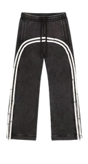 Men's Double Striped Wide Leg Pants