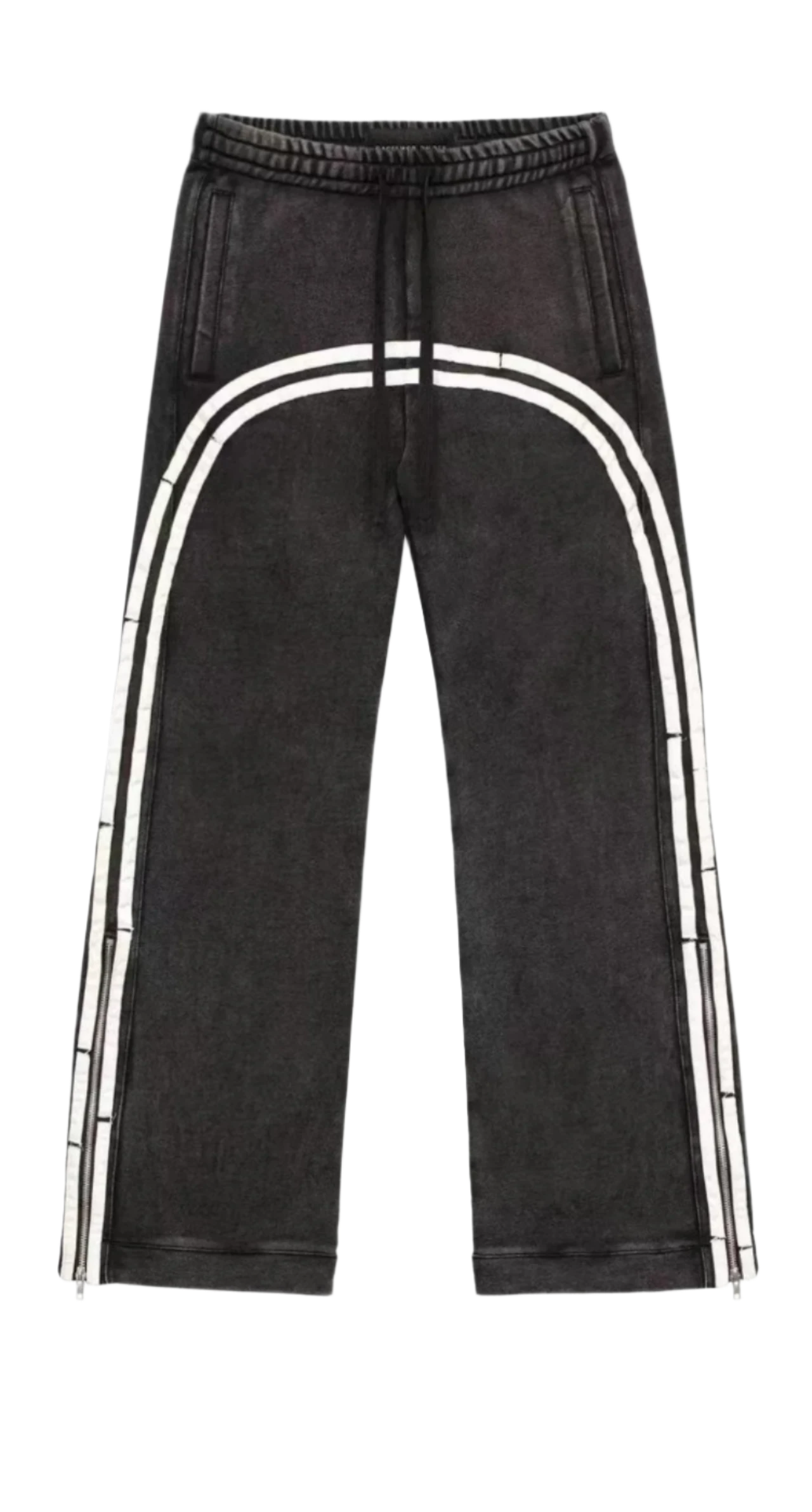 Men's Double Striped Wide Leg Pants