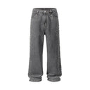 Men's Ropa Hombre Streetwear Solid Casual Denim Trousers