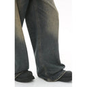 Men's Baggy Wide Leg Stone Washed Jeans