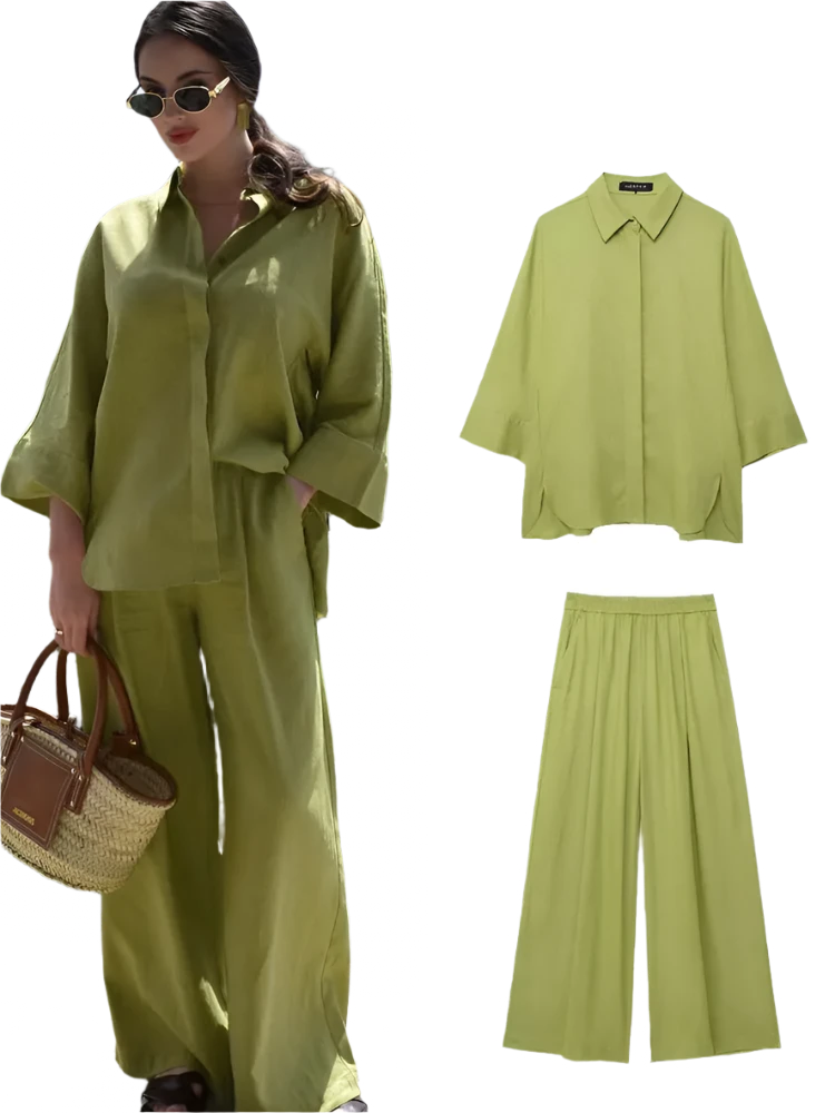 Women's Two Piece Pants Set