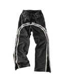 Men's Double Striped Wide Leg Pants
