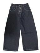 High Waist Baggy Premium Denim