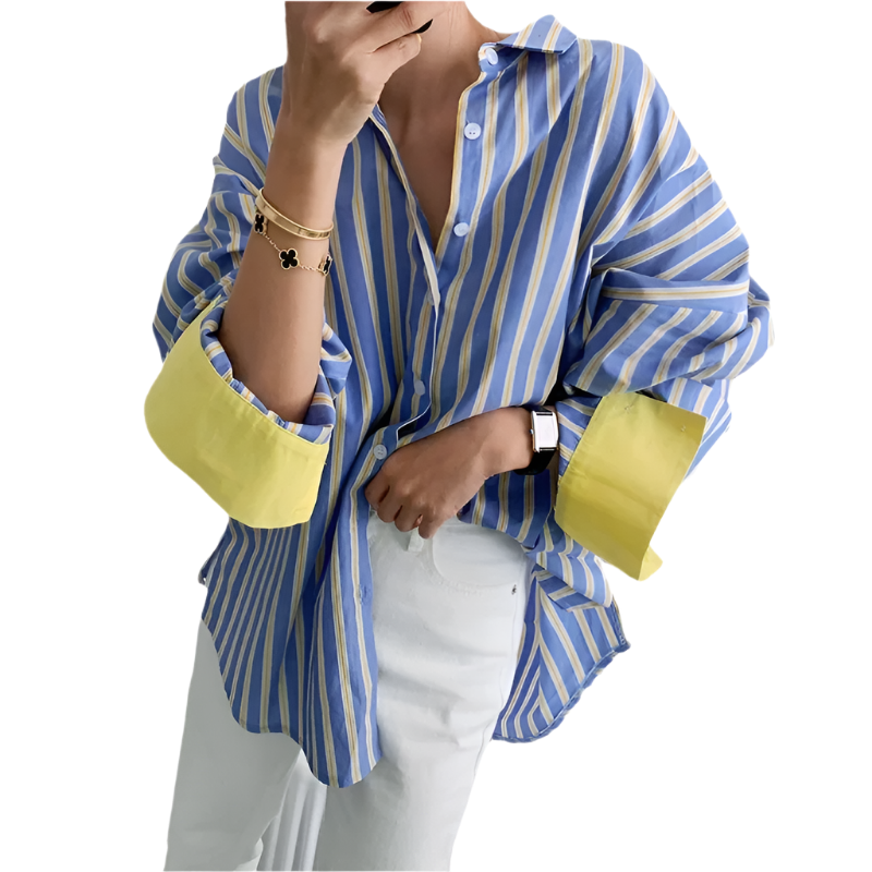 Women's Oversized Pinstripe Shirt
