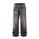 Men's Ropa Hombre Streetwear Solid Casual Denim Trousers