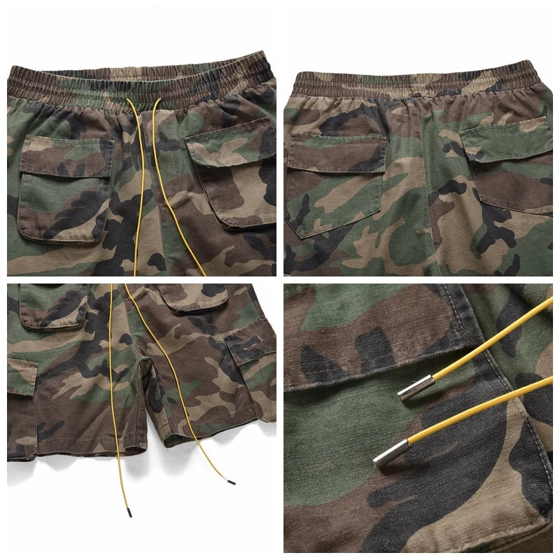 Men's Vintage Camouflage Cargo Shorts