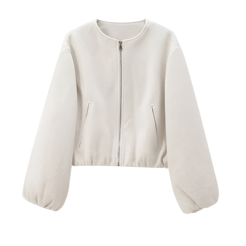 Women's Long Sleeve Wool Coat