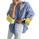 Women's Oversized Pinstripe Shirt