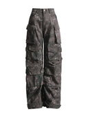 Women's Denim Workwear Multi-Pocket Jeans