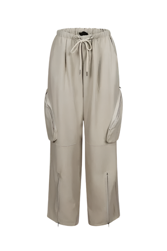 Women’s Drawstring Cargo Trousers