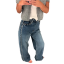 Women's High Waist Straight Baggy Wide Leg Jeans
