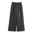 Women's Parkway Denim Blouse Jacket and High Waist Trousers